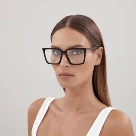 NEW SAINT LAURENT SL474 OPT 001 WOMEN BLACK EYEGLASSES SL 474 001 - Picture 3 of 8